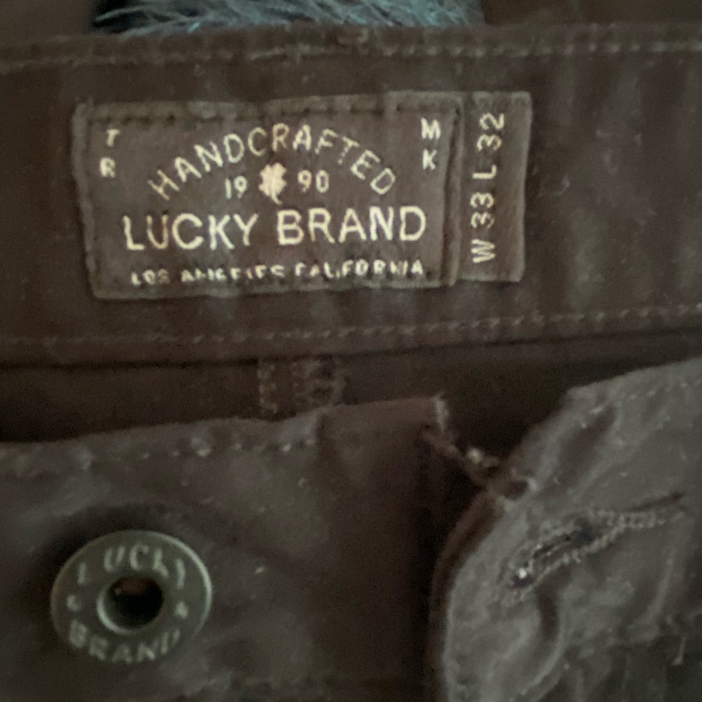 Men’s Lucky Brand black jeans. 121 Heritage Slim